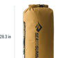 Sea to Summit Big River Dry Bag, Heavy-Duty Dry Storage, 65 Liter, Gold Brown