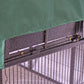SENY Waterproof Night Cover for Large Walk-in Bird Aviary Cage. (Green Cover Only)
