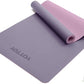 YOTTOY Yoga Mat,Non-Slip Hot Yoga Mat with Anti-Tear Design and Friendly Natural Rubber Mat with Strap and Bag