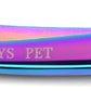 LILYS PET Professional PET Grooming scissors Kit,Coated Titanium,Sharp and Strong Stainless Steel Blade for Dogs Cats Hair Cutting,3 Pieces of Scissors with a Comb and a Case (7.0 inches, Rainbow)