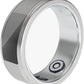 Phone Touch Control Smart Ring Health Tracker, 5 Days Working Time, Heart Rate & Body Temperature, Fitness Tracker, Calorie Counter, Blood Oxygen, Menstrual Cycle Monitor – Silver (20.7mm)