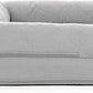 Furhaven Cooling Gel Dog Bed for Medium/Small Dogs w/ Removable Bolsters & Washable Cover, For Dogs Up to 35 lbs - Quilted Sofa - Silver Gray, Medium