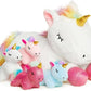 5 Pieces Unicorn Toys Stuffed Animals for Girls, 1 Mommy Unicorn with 4 Babies, Soft Plush Unicorn Toys Gifts for Girls 3 4 5 6 7 8 9 Years, Kids, Children, Christmas, Birthday, Valentine's