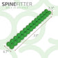 Spinefitter by Sissel, Back Stretcher for Lower-Back Pain Relief, Back-Cracking Device, Back Cracker, Upper- and Lower-Back Stretcher, Back Decompression Device, Lumbar Stretcher, Green