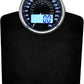 EILISON Highly Advance 2-in-1 Digital & Analog Weighing Scale for Body Weight-400lbs, 4 High Precison GX Sensor Accurate, Thick Tempered Glass, Extra Large Display (Black)