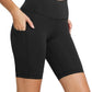 baleaf Women's 8"/ 5"/ 3" Biker Shorts High Waist Yoga Workout Gym Running Volleyball Spandex Shorts with Pockets
