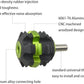 ZSHJGJR Archery Stackable Bow Stabilizer Ball Reduce Shock Absorber Balance Bar Vibration Damper Silencer for Recurve Compound Bow Hunting Shooting