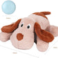 Puppy Heartbeat Toy, Dog Heartbeat Toy for Separation Anxiety Relief, Puppy Toy with Heartbeat Stuffed Animal Anxiety Calming Behavioral Aid Plush Toy for Dogs Cats Pets (Brown)