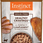 Instinct Healthy Cravings Natural Wet Cat Food Topper, Grain Free Recipe - Real Duck, 3 oz. Pouches (Pack of 24)