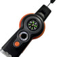 7 in 1 Emergency Survival Whistle with Compass, Outdoor Multi-Functional Hiking Safety Tool with Lanyard