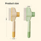 TemApex 2PCS Pet Comb for Dogs & Cats with Long & Short Stainless Steel Metal Teeth for Shedding and Tangles, Self-Cleaning Pet Comb for Dogs and Cats, Comfort and safety