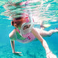 QingSong Full Face Snorkel Mask for Adults, Snorkeling Gear with Camera Mount, 180 Degree Panoramic View Snorkel Set Anti-Fog Anti-Leak