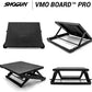 Shogun Slant Board for Squats - Premium Steel VMO Board for Calves Knees Toes & Ankles - Improve Posture with Stretching - Standing Slant Board - Adjustable Fitness Equipment - Calf Stretcher Workout