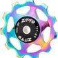 ZTTO Guide Pulley Bike Rear Derailleur Pulley Wheels, Colorful Aluminum Alloy 11T 13T CNC Road Bike Guide Roller Bicycle Derailleur 4mm 5mm 6mm for MTB, Road Bike