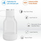 Asobu Buddy Bottle a Stainless Steel Insulated Water Bottle for with Removable Dog Water Bowl and Dog Food and Treat Storage Bowl (White, Tritan 50 oz Water Bottle with Bowl)