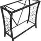 MAKLAINE Traditional Steel 29 Gallon Metal Aquarium Stand in Black