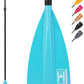 OCEANBROAD SUP Paddle - Adjustable Stand-Up Paddle for Paddleboard Kayak, Adjustable Aluminum Alloy Shaft with Reinforced Nylon Blades
