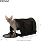 SturdiBag Pro 2.0 Pet Travel Carrier with Flexible Height for Cats and Dogs | Soft Sided Pet Carrier Bag with Safety Clips and Seatbelt Straps for Airplane or Car Travel | Medium, Blue Jay