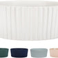Waggo Ripple Ceramic Dog Bowl for Medium and Large Breeds - Modern with Matte Finish, Heavyweight Durable Pet Food and Water Dish Crock, Dishwasher Safe (Small, White)