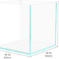 33 Gallon Cube Rimless Aquarium, Ultra Clear Low Iron Large Fish Tank, L19.7×W19.7×H19.7 Glass Thickness 8mm with EVA Foam Leveling Mat