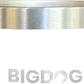 BIGDOG Dog Bowls, Large Dog Bowls, Stainless Steel, No Spill, 64 Ounce, White