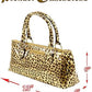 Cheetah Wine Clutch