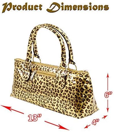 Cheetah Wine Clutch