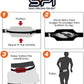SPIbelt Running Belt for Women Men, Phone Holder for Running, Running Fanny Pack, Holder for Phone, Running Waist Pack, Adjustable Waist, [Fits All Phones]. Anthracite with Black Zipper