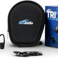 H2O Audio TRI 2 Multisport Waterproof Bone Conduction Open Ear Headphones, Bluetooth 5.3 for Running and Cycling, MP3 Mode for Swimming, 8GB Memory, 8.5-Hour Battery, Black/Blue