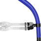 Swimmer's Snorkel for Lap Swimming, Adult Snorkeling Gear Swim Training, Center-Mount Silicone Mouthpiece One-Way Purge Valve in Pool and Open Water