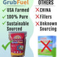 Grub Fuel Black Soldier Fly Larvae for Chickens - Nutrient Packed BSFL, Sustainably Sourced Snack for Poultry, Rich in Protein, Calcium, Fiber, Essential Fatty Acids, USA Grown (5LB)
