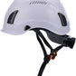 Land Helmets EcoPro Safety Helmet - ANSI/ISEA Z89.1-201 Type 1 Class C Vented - OSHA Approved - Lightweight Helmet with 6 Pt Suspension for Arborist, Industrial & Fall Protection