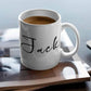 Custom Mug, Customized Photo Coffee Mug, Personalized 11 Oz Ceramic Mug with Photo, Taza Personalizadas for Men Women Family