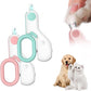 LED Pet Nail Clippers,Upgrade Cat Nail Clipper with Light,Cat Claw Trimmer Nail Clippers for Dogs,Trim Your Pets Nails Easy and Pain-Free Grooming Tool for Small Animals (Pink+Blue 1PCS)