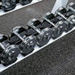 American Floor Mats 1/4in (7mm) Thick 10% Grey 4' x 17' Heavy Duty Rubber Rolls, Protective Exercise Mats, Home Gym Rubber Flooring