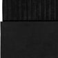 Indoor/Outdoor Hose-Wash Lines Design Non-Slip Rubber 2x3 Modern Entryway Mat for Entryway, Patio, Backyard, Garage, 20" x 39", Black