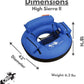 High Sierra II Inflatable Float Tube for Fishing and Angling by Caddis Sports