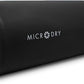 MICRODRY Deluxe Fitness Foam Back Roller for Muscle Relief, Roller for Yoga, Stretching, Deep Tissue Firm Massage & Trigger Point Release, Exercise Workout at Home or Gym, 13x5.3", Black