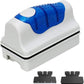 Jasonwell Magnetic Aquarium Fish Tank Glass Algae Glass Cleaner Scrubber Floating Clean Brush(L)