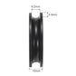 uxcell 10pcs U608ZZ Nylon Pulley U-Groove Ball Bearing 8x40x10mm U Groove Roller Wheel (GCr15) Chrome Steel Bearings, ABEC3