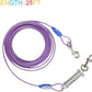 Petest 25ft Tie-Out Cable with Crimp Cover & Buffer Spring for Large Dogs Up to 90 Pounds