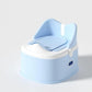 3 in 1 Toddler Potty Training Toilet Seat with Steps Ladder, Foldable Potty Train Chair Adapter for Toddlers Kids Boys Girls, Blue