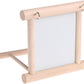 Hypeety Bird Parrot Mirror Toy Swing Hanging with Perch for Parrot Parakeet Budgies Cockatiel Conure Finch Lovebird (D)
