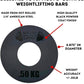 Micro Gainz Kilogram Fractional Weight Plate Set of 2 Plates, .25KG, .50KG or 1KG, Plate Set Designed for Olympic Barbells & Strength Training, Made in USA