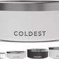 Coldest Dog Bowl - Anti Rust Metal, Non Slip, 3 Layers Insulated Stainless Steel Dog Bowls - Spill Proof & Heavy Duty - Water Bowl for Dogs, Cats & Pets, Dish Washer Safe (100 oz, Epic White)