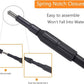 hygger Carbon Fiber 6 in 1 Aquarium Cleaning Tool Kit Al-gae Scraper Scrubber Pad Sponge Telescopic Handle Fish Tank Brush Cleaner Set for Saltwater Freshwater
