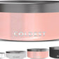 Coldest Dog Bowl - Anti Rust Metal, Non Slip, 3 Layers Insulated Stainless Steel Dog Bowls - Spill Proof & Heavy Duty - Water Bowl for Dogs, Cats & Pets, Dish Washer Safe (64 oz, Forever Pink Glitter)