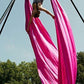 DASKING Aerial Silks Starter Kit - Durable 11Yards of Aerial Yoga Hammock with Hardware, Aerial Swing for Acrobatic Flying Yoga & All Levels (Aerial Rigging Point Up to 14ft)