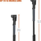 BV Mini Bike Pump Portable Frame Pump, Shock Pump for Bike Shock, Air Ball Pump Inflator with Ball Pump Needles, Mini Pump Fits Presta & Schrader- Smart Valve