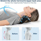 Neck and Shoulder Relaxer with Upper Back Massage Point, Cervical Traction Device Neck Stretcher for TMJ Pain Relief and Cervical Spine Alignment Chiropractic Pillow（Black）